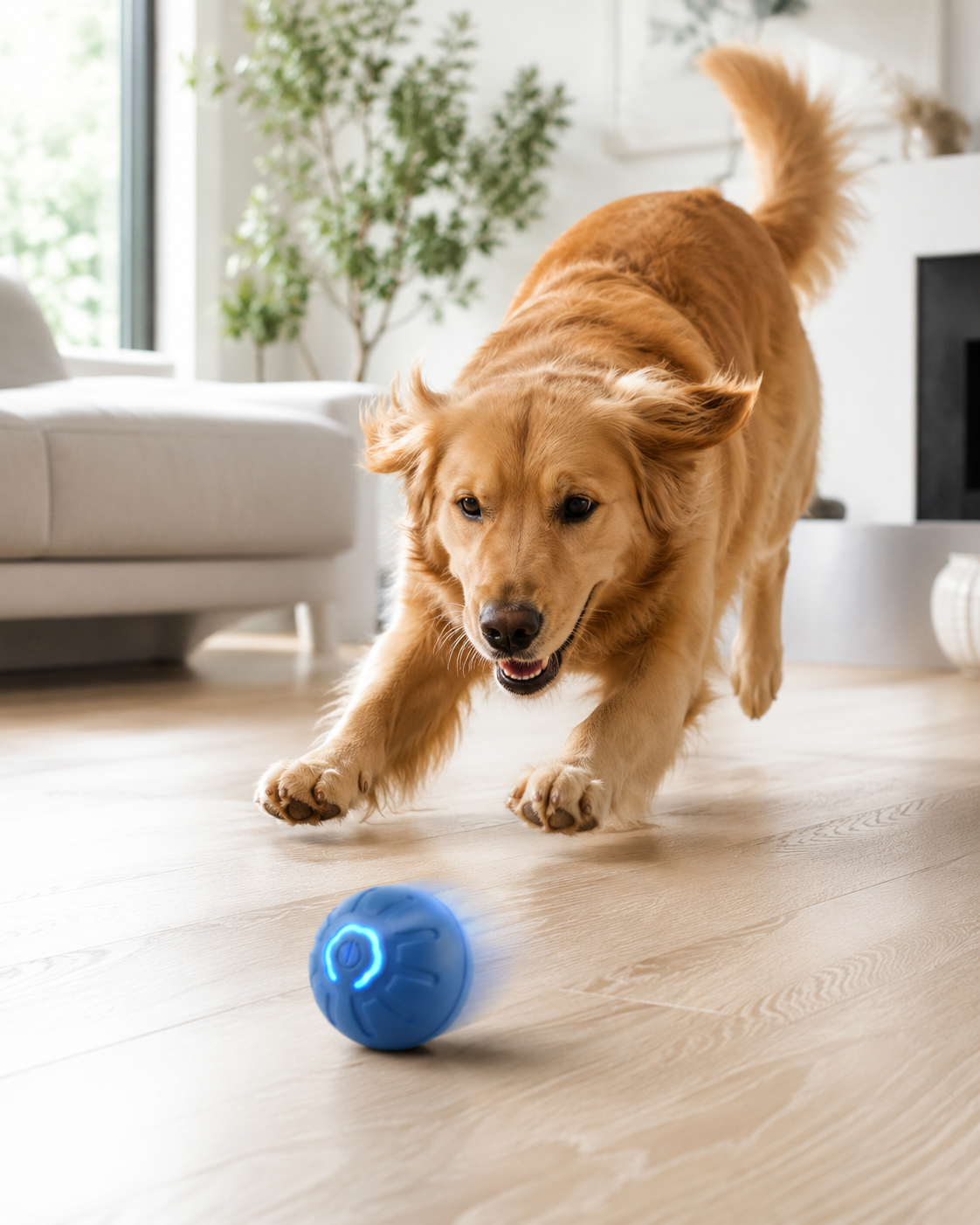 Smart Motion Ball™ — The Self-Rolling Dog Toy Dogs Go Crazy For