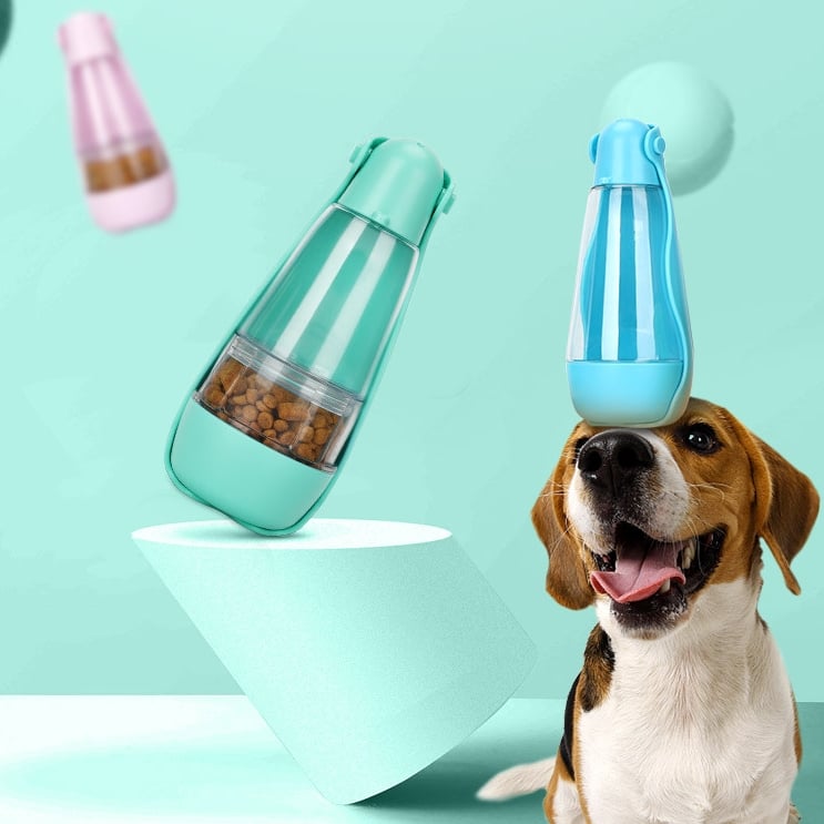 Pet Travel Water & Snack Kettle — Walks Ready