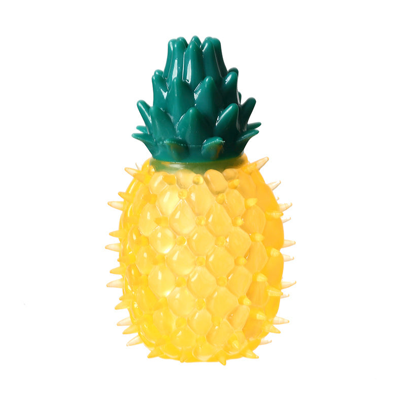 Pet Fruit Sound Ananas en Citroen Kauwspeeltje