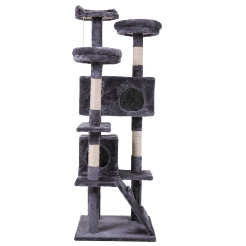 Multi-Level Cat Tree Tower — Plush Apartment