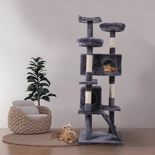 Multi-Level Cat Tree Tower — Plush Apartment