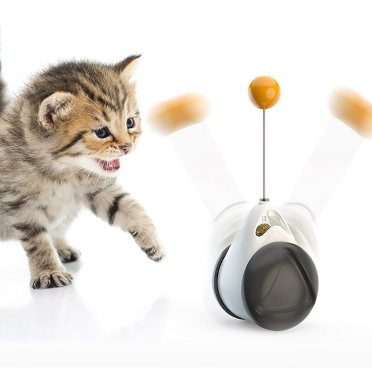 Wobble Treat Dispenser Cat Toy — Hunt & Reward