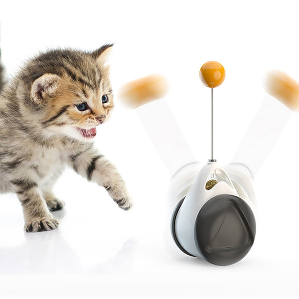 Wobble Treat Dispenser Cat Toy — Hunt & Reward