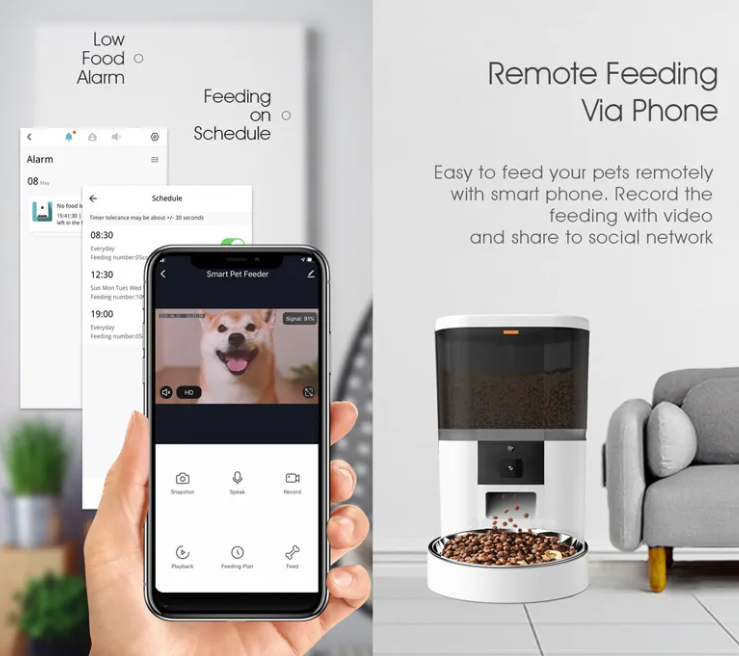 Smart App Auto Feeder — WiFi Camera Meals