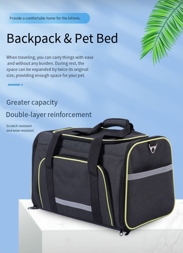Foldable One-Shoulder Pet Carrier Bag
