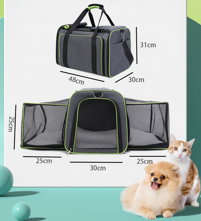 Foldable One-Shoulder Pet Carrier Bag