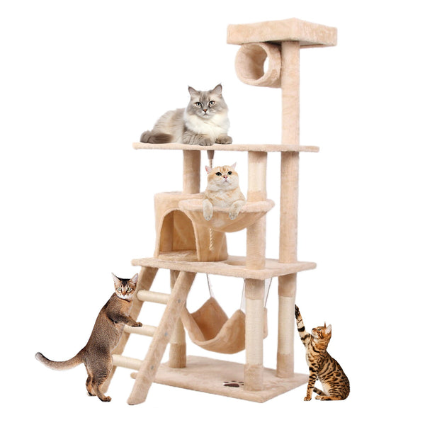 Modern Cat Climbing Frame — Wall-Style Tower