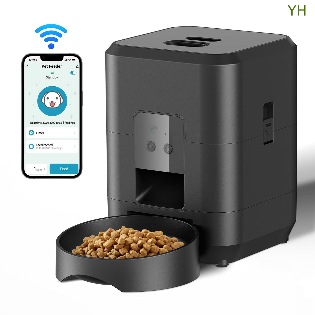 Smart WiFi Auto Pet Feeder — Timed Portion Meals