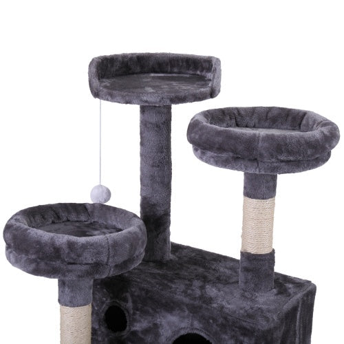 Multi-Level Cat Tree Tower — Plush Apartment