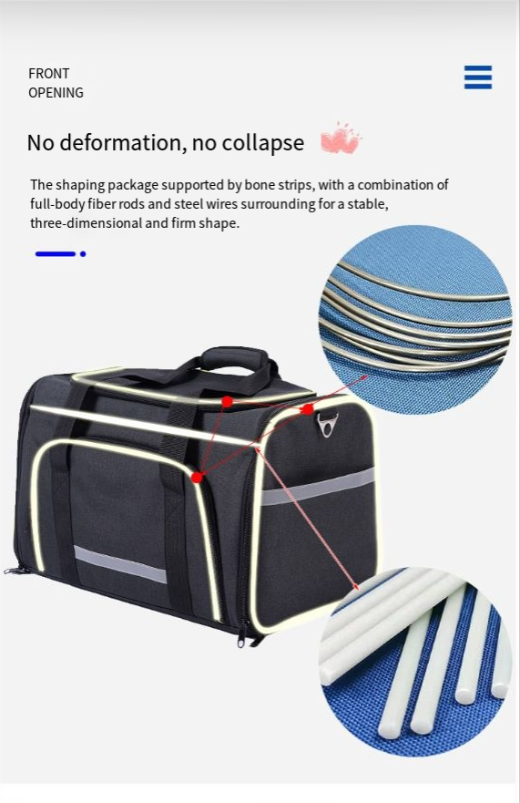 Foldable One-Shoulder Pet Carrier Bag