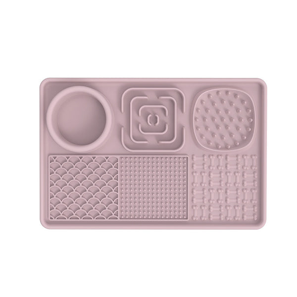 Silicone Pet Feeding Mat and Slow Feed Pad