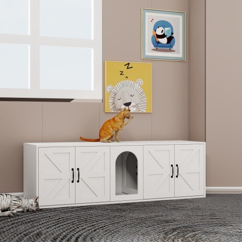 Hidden Litter Cabinet — Wooden Cat Furniture