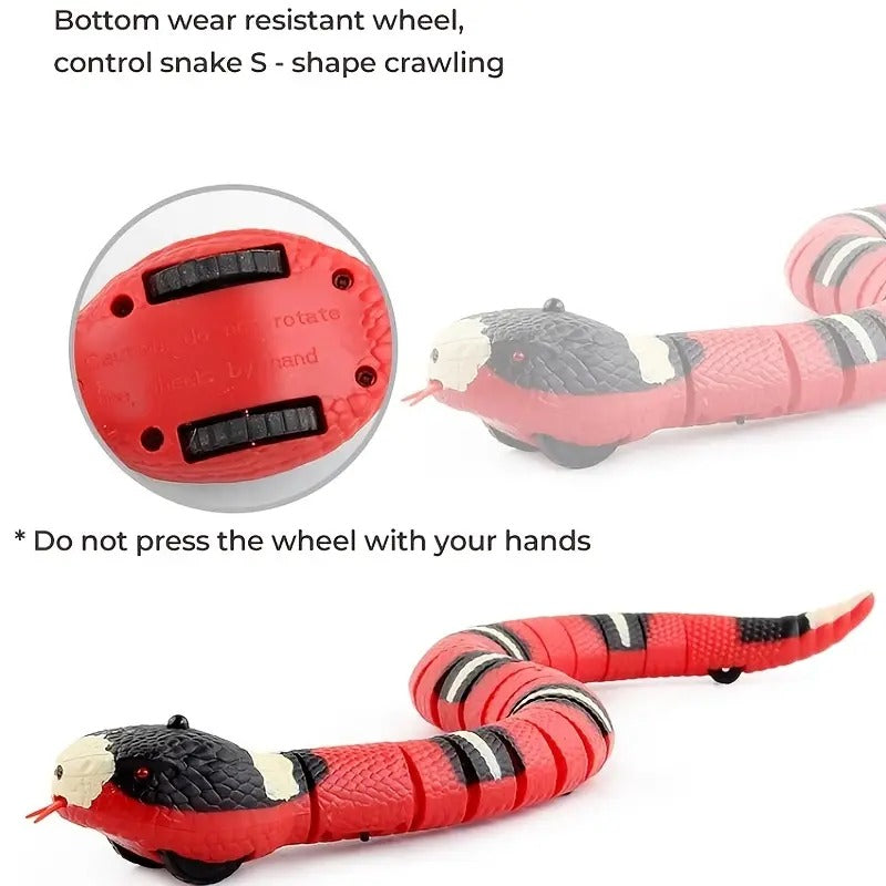 USB Wiggling Snake Cat Toy — Auto Hunt Play