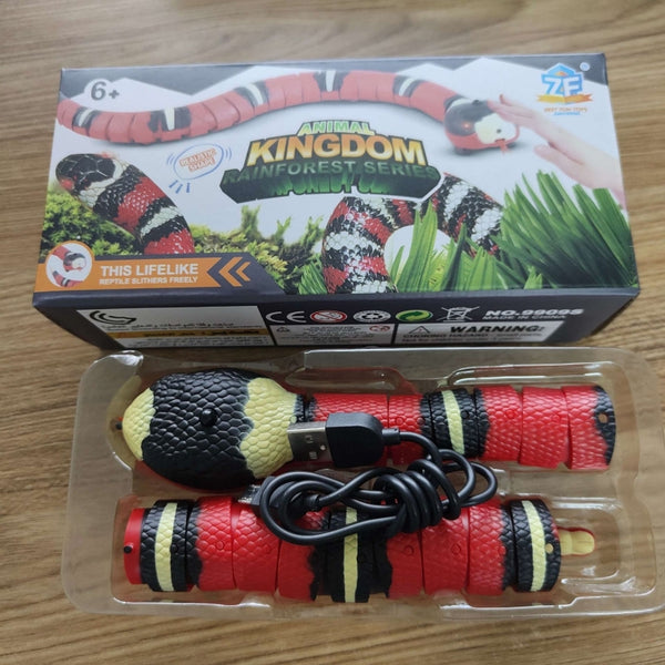 USB Wiggling Snake Cat Toy — Auto Hunt Play