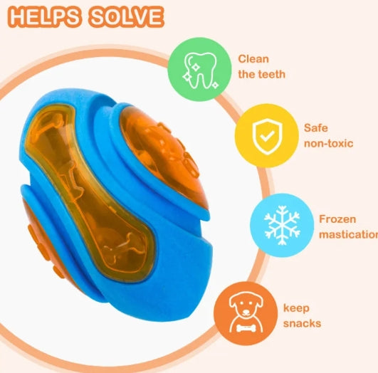 Squeaky Rugby Ball — Fetch & Play Dog Toy